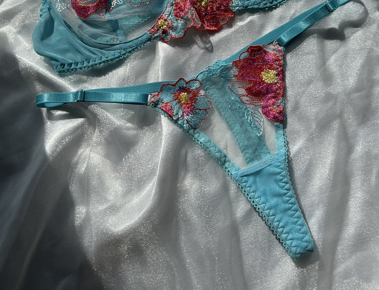 The Ocean Serenity Set - Suspender & Bottom