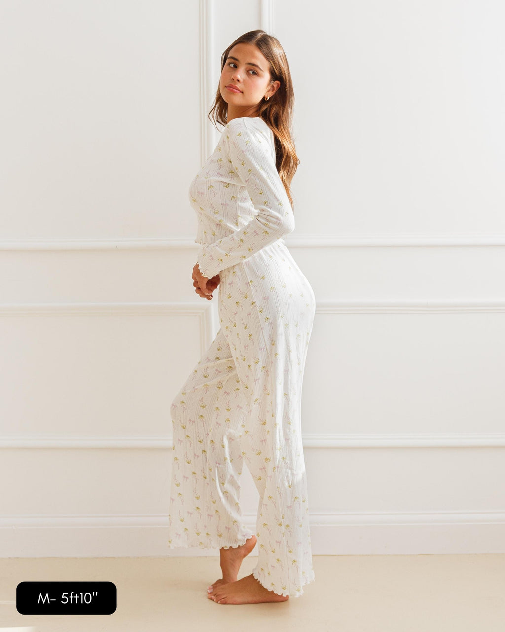 Das Lottie Luxury Pointelle Pyjama-Set