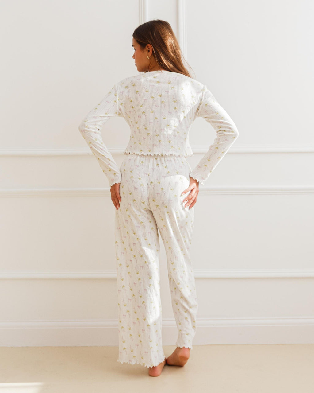 Das Lottie Luxury Pointelle Pyjama-Set