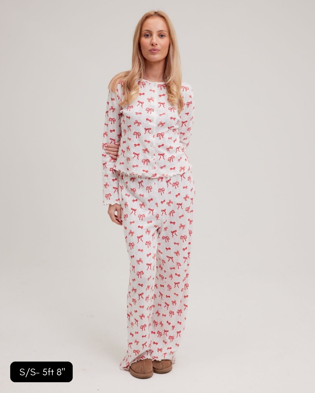 NEW LIMITED EDITION: The Rouge Christmas Pointelle Pyjama Set