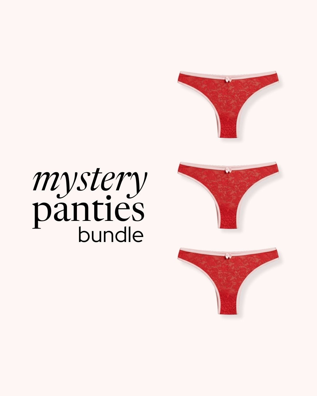 Mystery Panties Bundle x3