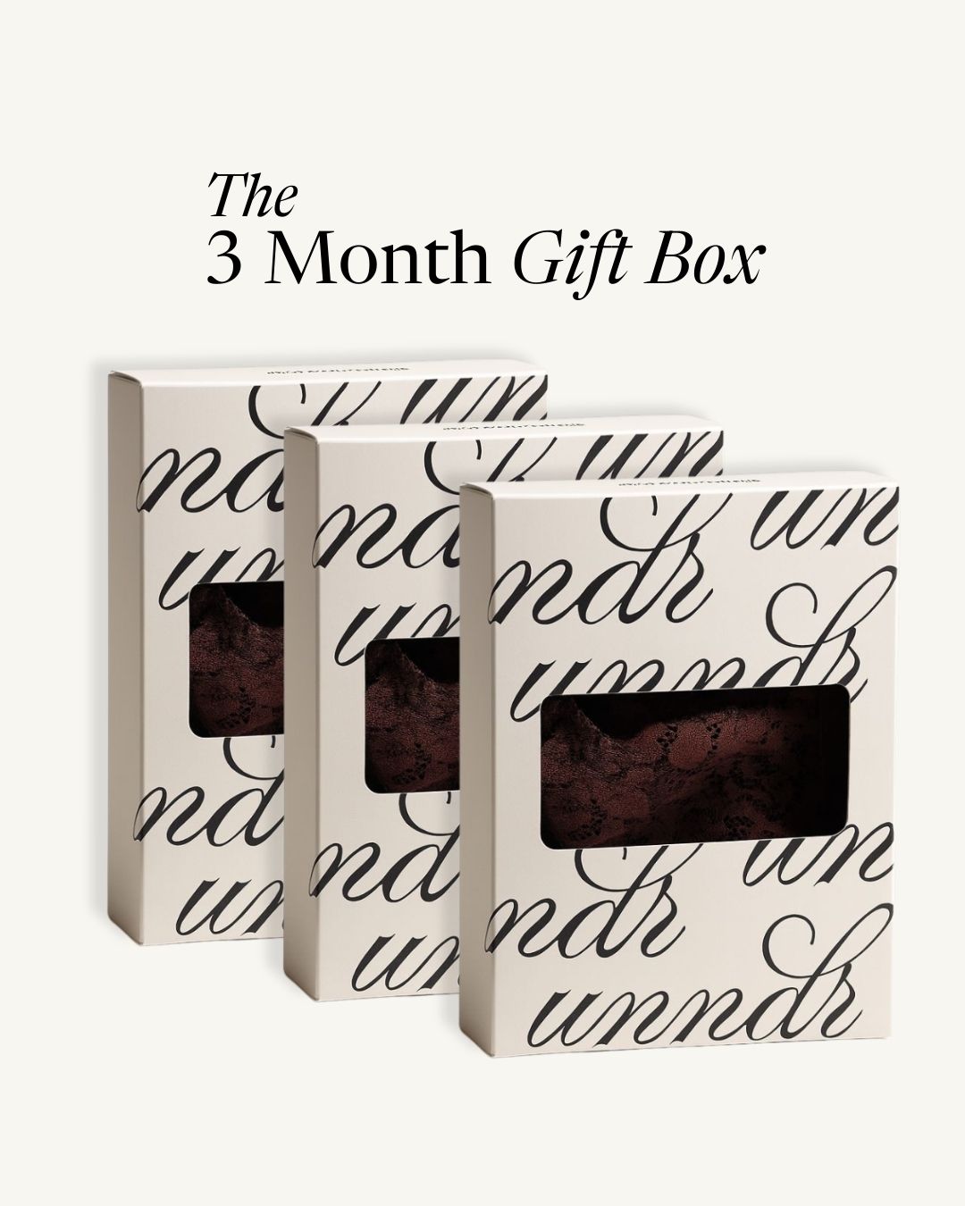 Le coffret cadeau de 3 mois